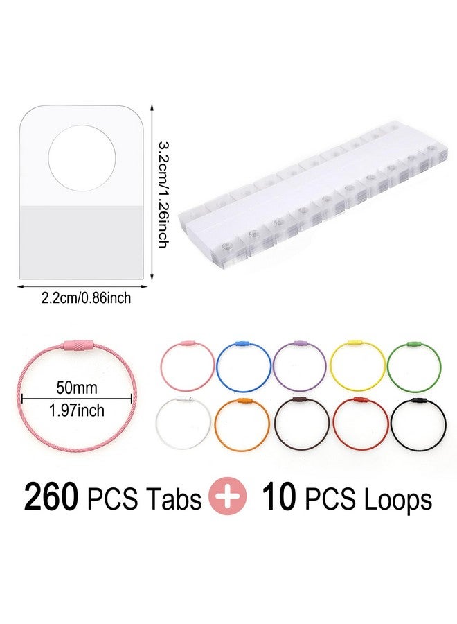 xcivi xcivi Card Holder for Yoto Audio Player, Designed for Yoto Cards Rings and Tabs 260PCS Self Adhesive Tabs with 10 Loops, Kids Travel Carrier of Yoto Card Accessories  - Image 2