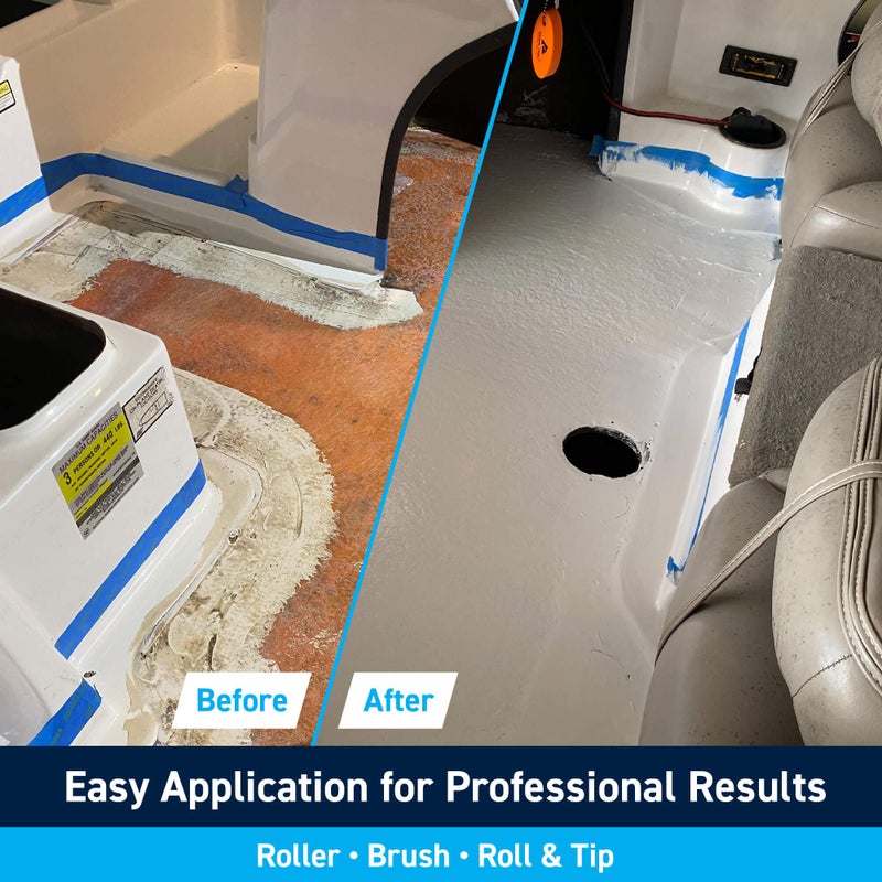 TotalBoat TotalBilge Epoxy Based Bilge Paint for Boat Bilges, Bulkheads, Engine Rooms and Locker Areas, White, 1 Quart (Pack of 1) - Image 5