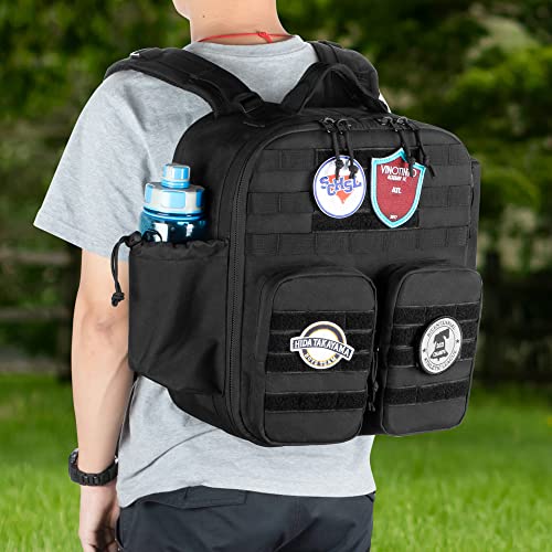 DSLEAF Cornhole Backpack Holds 16-24 Cornhole Bags, Cornhole Patch Bag with Padded Shoulder Straps and Extra Pockets for Tossing Games (Patent Design) - Image 5