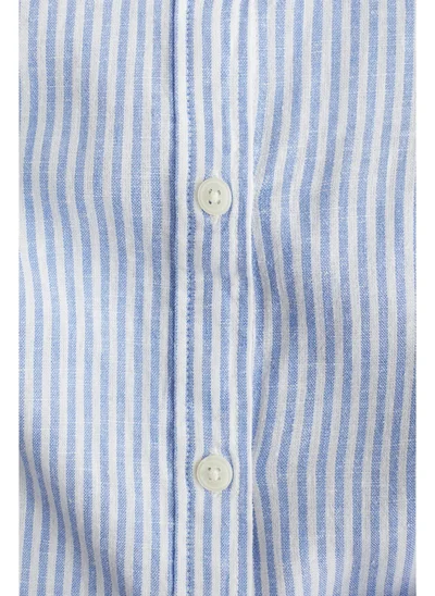 اتش اند ام Linen-blend blouse