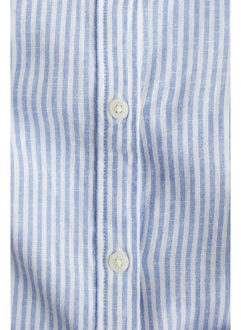 H&M Linen-blend blouse