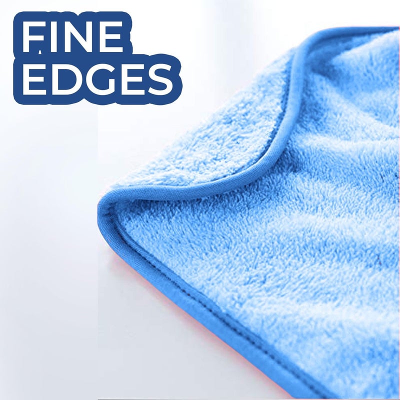 MAXOSHINE Microfiber Wash Basin Hand Towel-Sink Towel with Hanging Loop-Lint Free Super Absorbent Kitchen Napkins (Multicolor Pack of 5) - Image 4