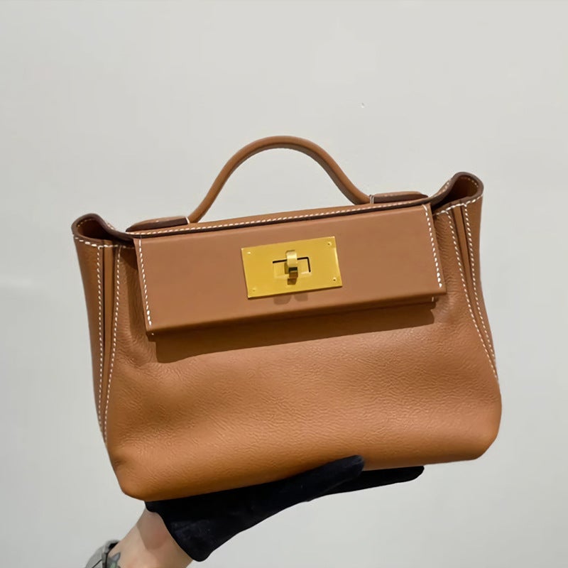 Dumpling 2424 Kelly Mini Top Layer Cowhide Wings Crossbody Shoulder Handbag Women'S Shoulder Bag - Image 2
