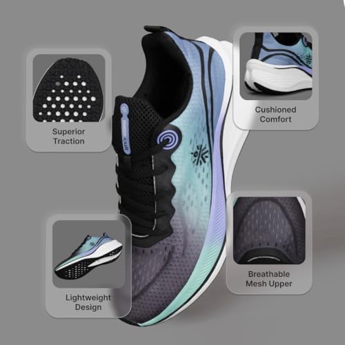 CULT Men Dynex Running Shoes (Black/Indigo Blue_UK7) - Image 3
