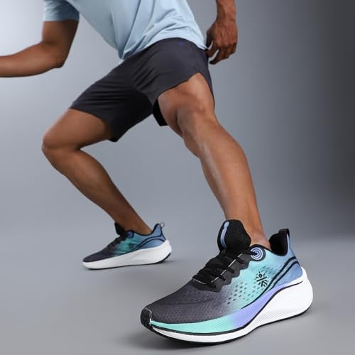 CULT Men Dynex Running Shoes (Black/Indigo Blue_UK7) - Image 2