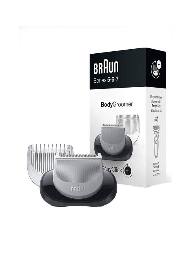BRAUN Easy Click Body Groomer Attachment For Series 5, 6 And 7 Electric Shaver New Generation 8 x 6.5 x 16cm - Image 1