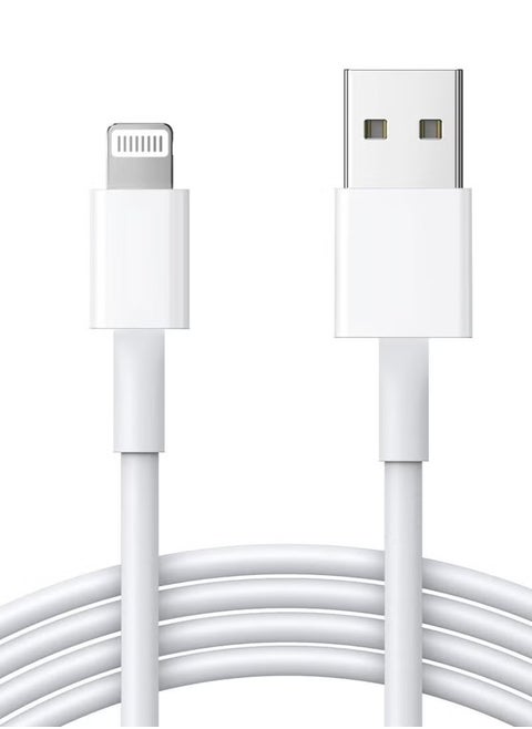 iPhone Charger Cable 1M [MFi Certified] Lightning Cable – 2.4A Fast Charging & Data Sync Cord – Compatible with iPhone 14/14 Pro/14 Plus/14 Pro Max, iPhone 13/12/11/XS, 7 Plus, 6S, iPad Pro & More – Durable, High-Speed Charging Cable for iPhone Devices