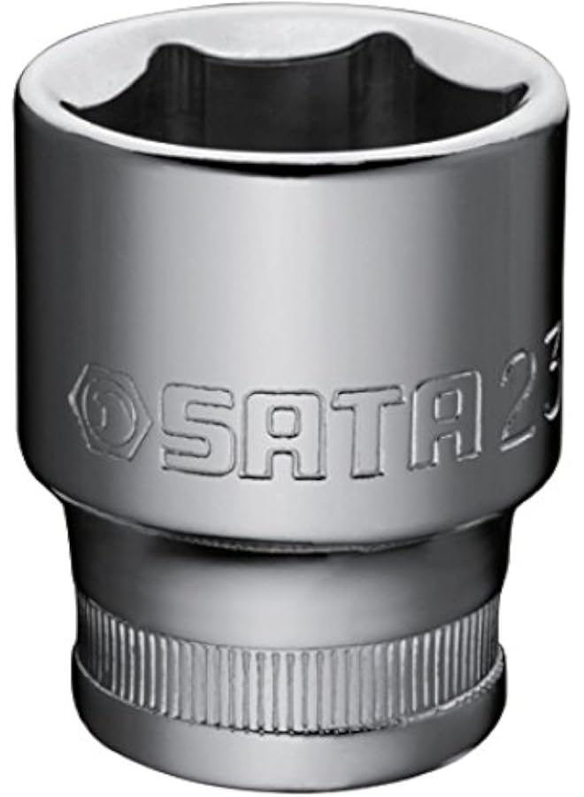 Sata 3 8 Inch Drive 6 Point Socket 13 Mm Size Silver