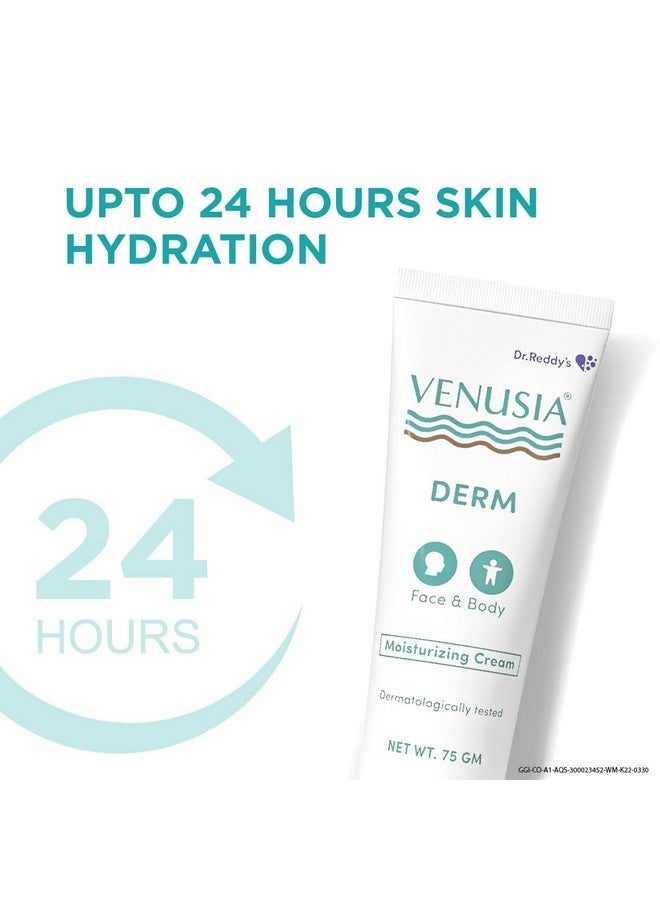 VENUSIA Dr Reddy'S Derm Moisturizing Lotion For Face And Body,Repairs And Nourishes Dry Skin,Relieves Minor Itching And Irritation,Moisturization And Hydration That Lasts Up To 10 Hours,Pack Of 1 - Image 2