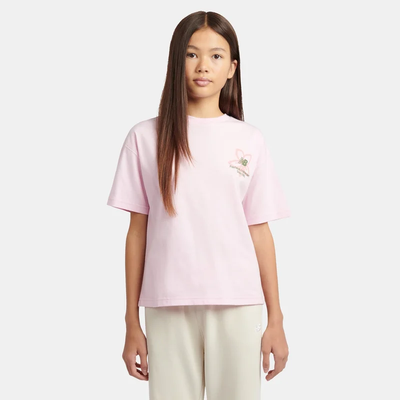 New Balance Kids' Boston Floral Graphic T-Shirt