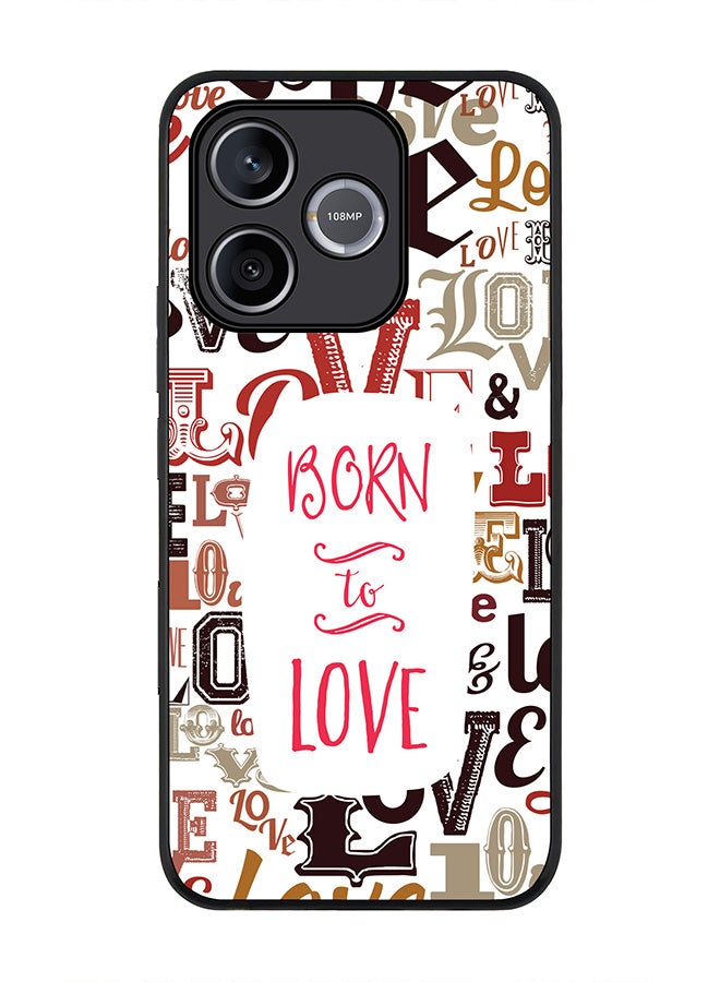 Stylizedd For Honor 600 Lite / 500 Smart / Honor X80i Case,Slim fit Camera Protection, Shockproof Thin Phone cover  - Born To Love - Image 1