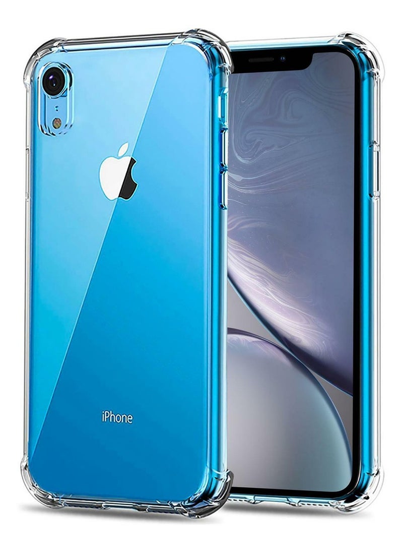 Bills iPhone XR Case Clear Soft Flexible TPU Anti-Shock Slim Transparent Back Cover with Reinforced Bumper Corners (iPhone XR, Clear) - Image 1