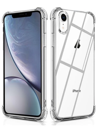 iPhone XR Case Clear Soft Flexible TPU Anti-Shock Slim Transparent Back Cover with Reinforced Bumper Corners (iPhone XR, Clear) - view 3