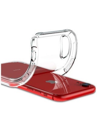 iPhone XR Case Clear Soft Flexible TPU Anti-Shock Slim Transparent Back Cover with Reinforced Bumper Corners (iPhone XR, Clear) - view 5