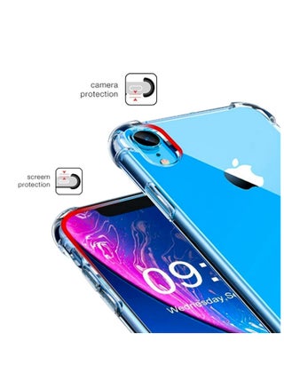 iPhone XR Case Clear Soft Flexible TPU Anti-Shock Slim Transparent Back Cover with Reinforced Bumper Corners (iPhone XR, Clear) - view 4