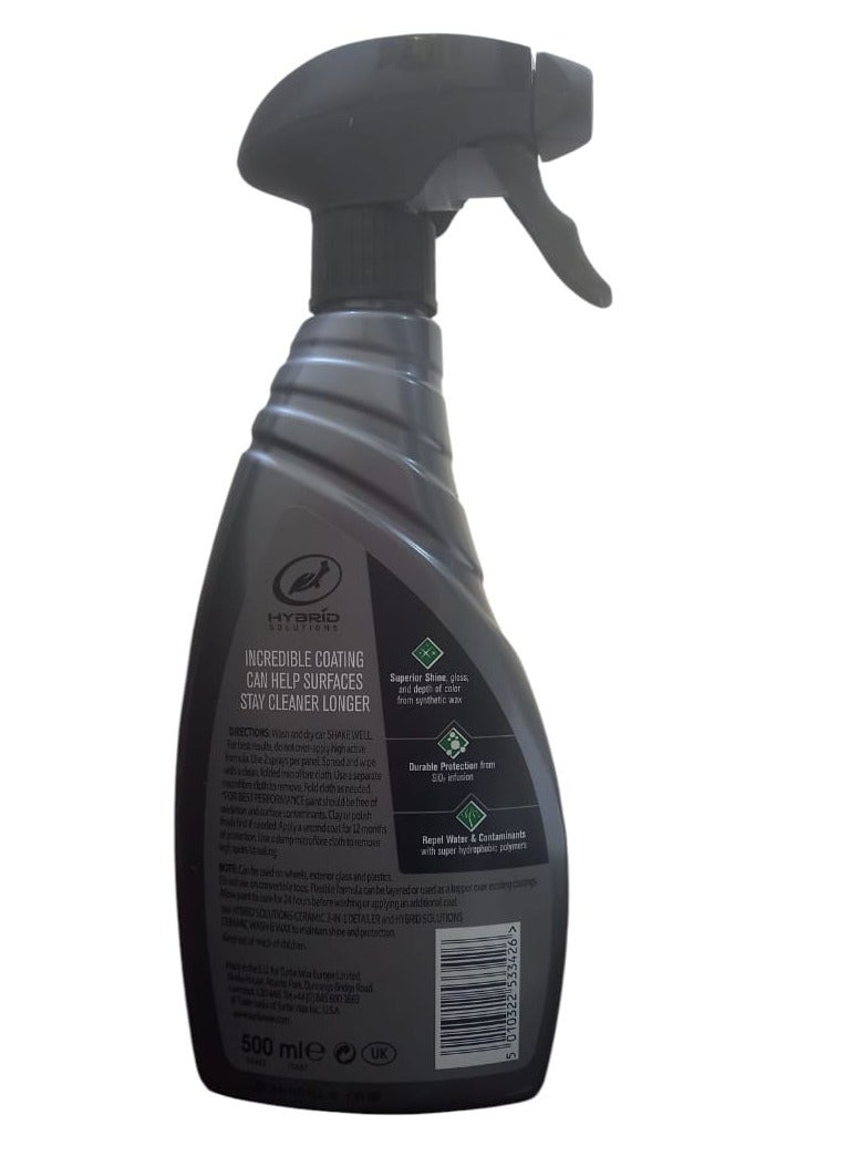 ترتل واكس سبراي طلاء بشمع السيراميك 3 في 1 هايبرد سولوشنز من ترتل واكس 53342 - 500 مل - Image 3