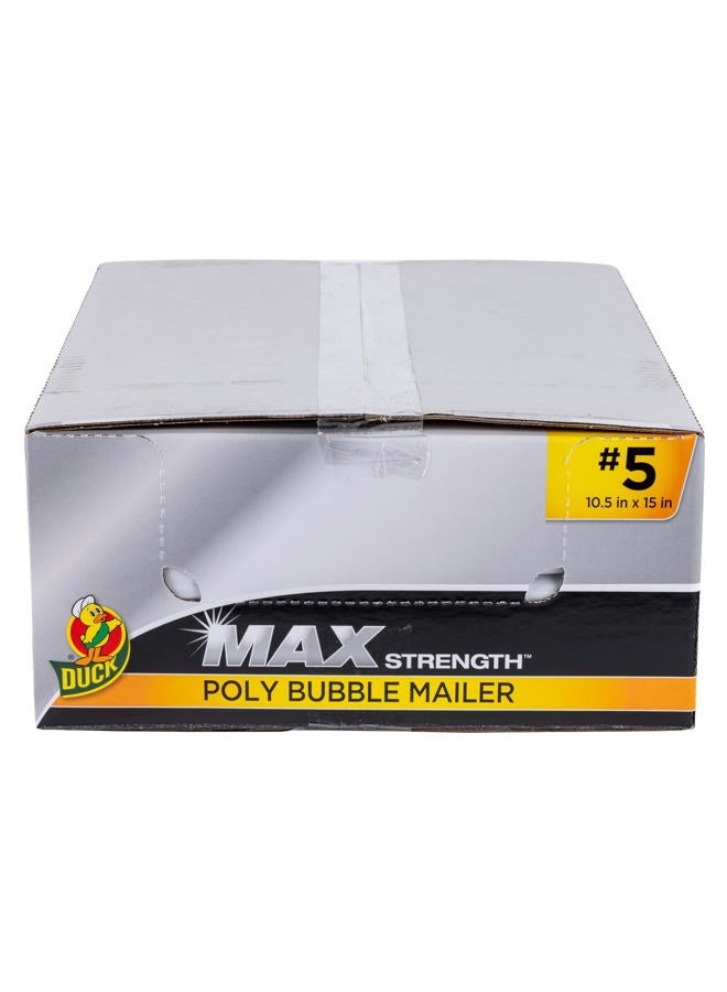 Duck Brand #5 Poly Bubble Mailer, White, 10.5 inch x 15 inch, 25 Pack - Image 4