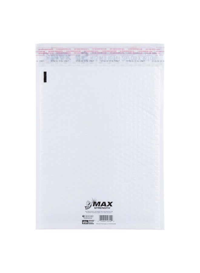 Duck Brand #5 Poly Bubble Mailer, White, 10.5 inch x 15 inch, 25 Pack - Image 3