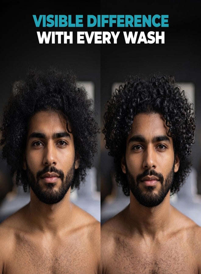 Beardo Man Curls Shampoo for Frizzy, Dry, Wavy & Curly Hair | Moisturizing Gentle Cleanser | Infused with Hyaluron, Avocado & Coconut | Sulphate, Silicone & Parabens Free | 200ml - Image 4