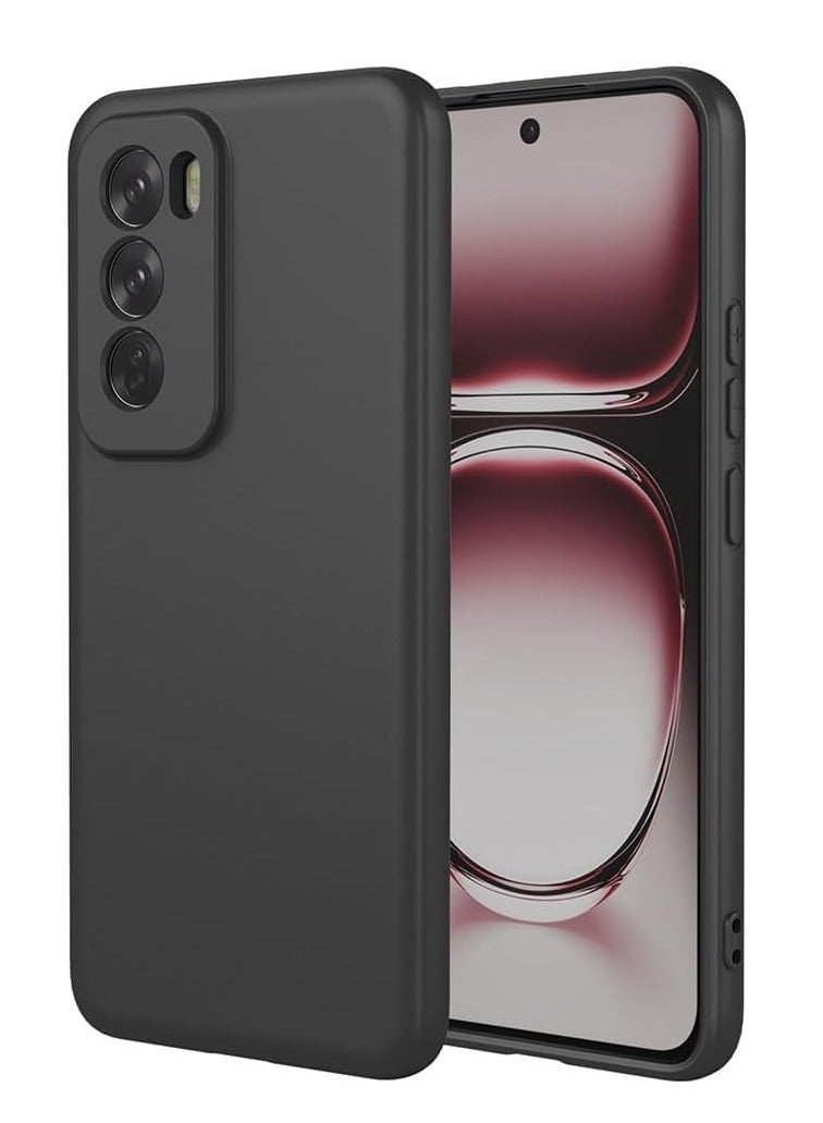 BORTONY OPPO Reno 12 Case Cover Soft Silicone Gel Rubber Case Shockproof Matte Finish Back Cover with Camera Protection Case for OPPO Reno 12 - Image 1