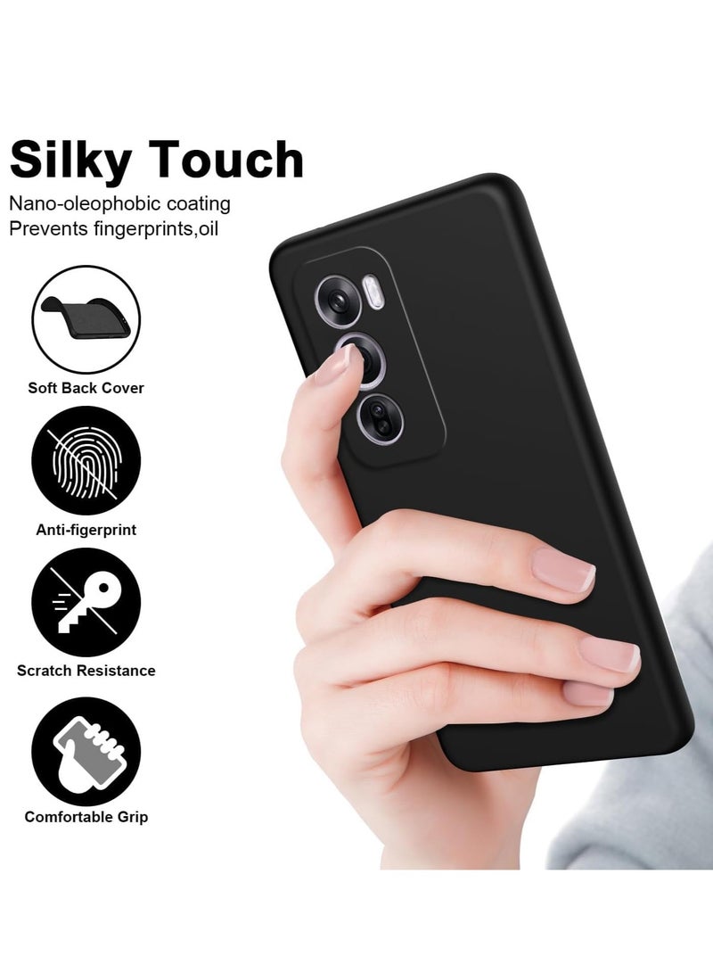 BORTONY OPPO Reno 12 Case Cover Soft Silicone Gel Rubber Case Shockproof Matte Finish Back Cover with Camera Protection Case for OPPO Reno 12 - Image 3