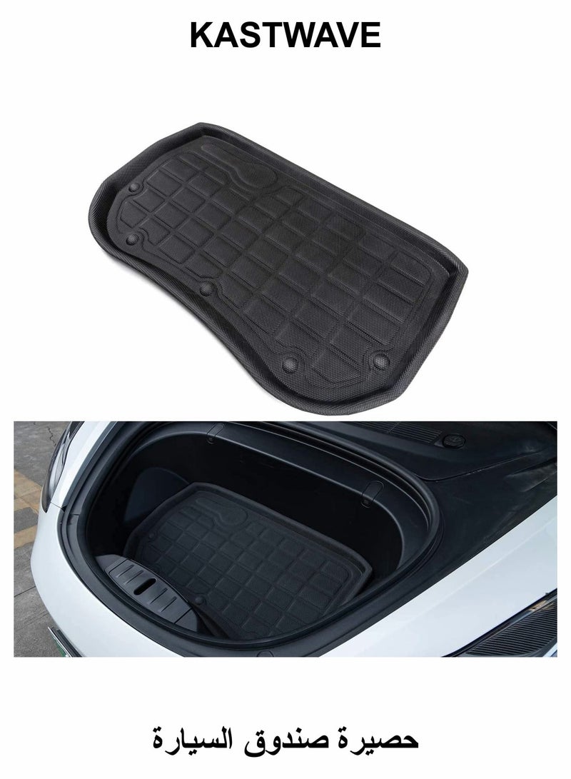 KASTWAVE Frunk Mat Front Trunk Mats Cargo Liner Trunk Storage Mat Tesla Model 3 Accessories - Image 1