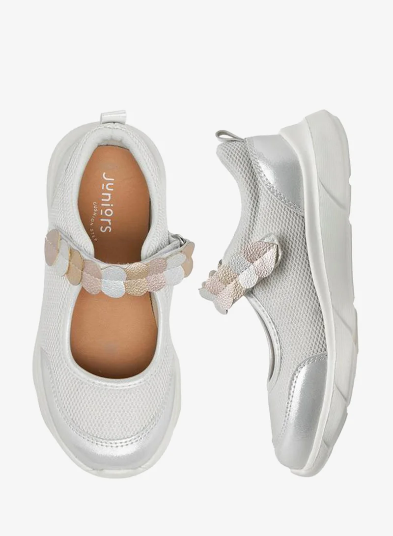 جونيورز Girls Hook & Loop Mary Jane Shoes