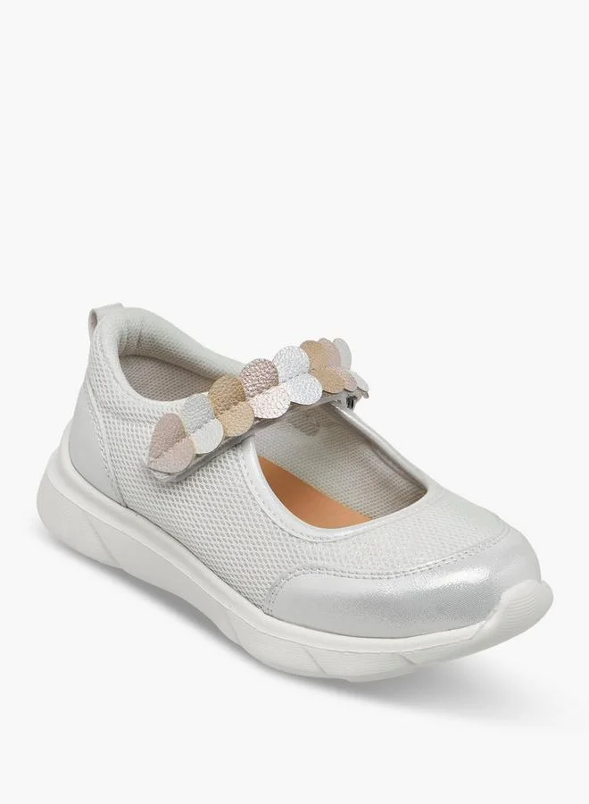 JUNIORS Girls Hook & Loop Mary Jane Shoes