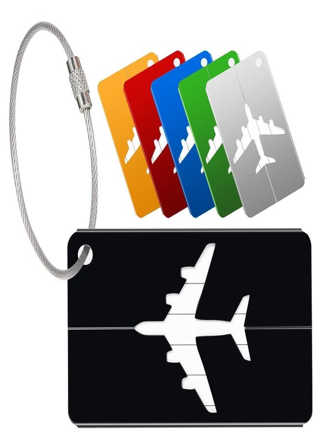 MILLOR Travel Handbag and Suitcase Tag Luggage Identifier, Multicolour Baggage Tags for Easy Bag Recognition, Durable Travel Accessories, (Pack of 2) Metal - Image 1