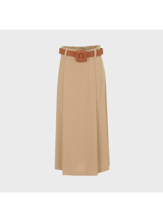 Zara smooth & Soft Waist-defining Side-zip Versatile A-line Midi Skirt - Image 2