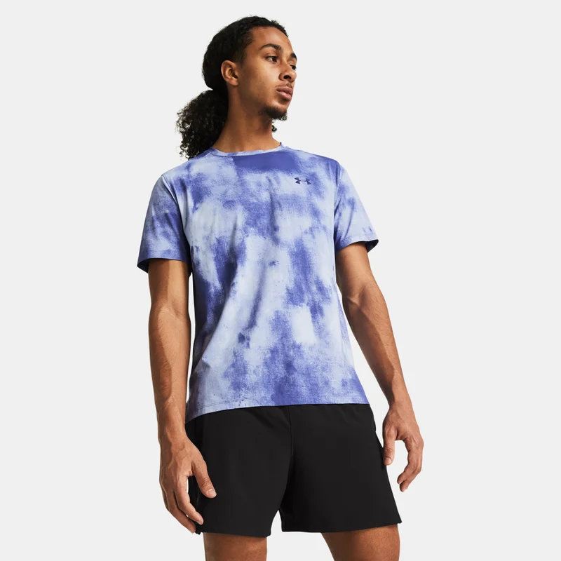 UNDER ARMOUR Men's Launch Elite Wash T-Shirt