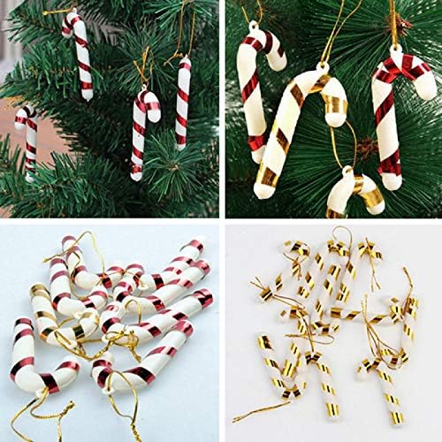 Sesonby 2 feet Long Artificial XMass Christmas Tree and 48 pcs Hangings Ornaments - Image 2
