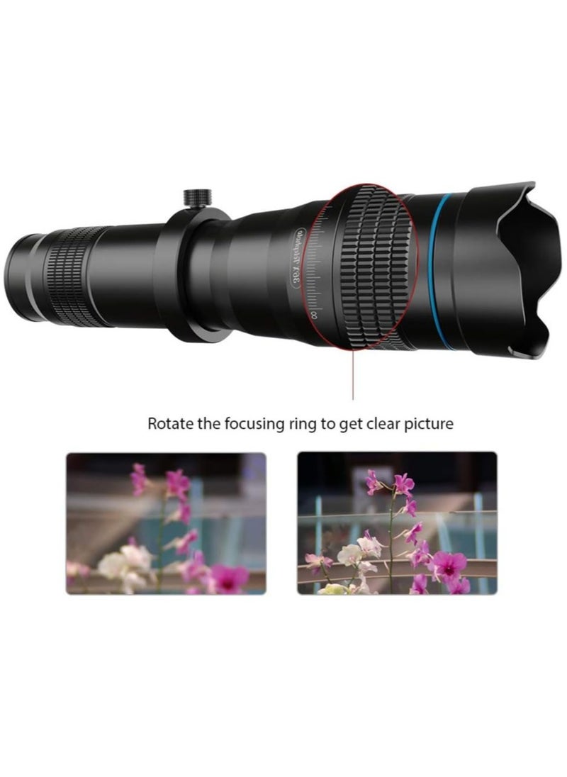 APEXEL Apexel Cell Phone Camera Lens Kit, 36X Telephoto Lens Kit with Mini Tripod and Remote Shutter for iPhone,Samsung Galaxy Huawei and Most Smartphone  - Image 3