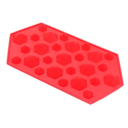 X-Haibei 3D Diamonds Small Gem Cool Ice Cube Jello Candy Epoxy Plaste Chocolate Silicone Mold Dia. 1.3inch / 0.7inch - Image 5