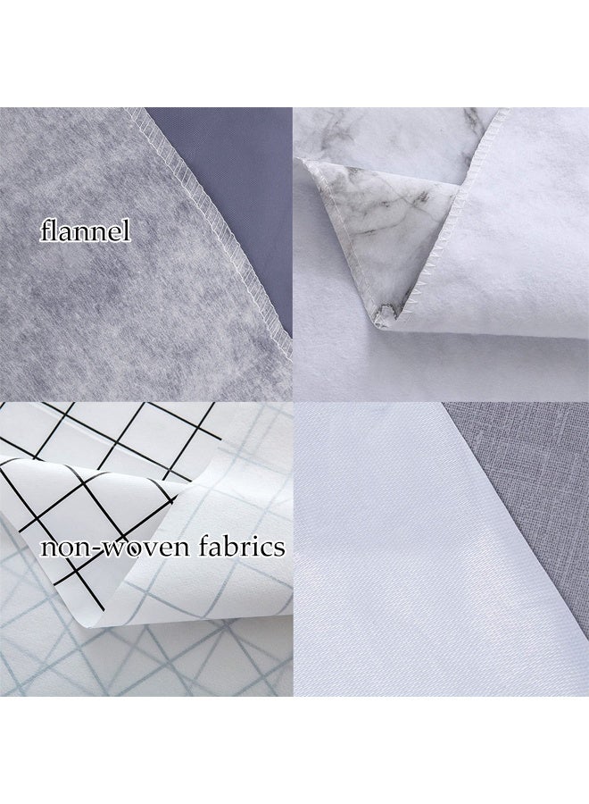 DUNISO Rectangular tablecloth, oil and waterproof tablecloth, dustproof coffee table tablecloth, heat-resistant and wear-resistant, suitable for dining tables, desks, dressing tables, counters, coffee tables, 130*170cm - Image 3