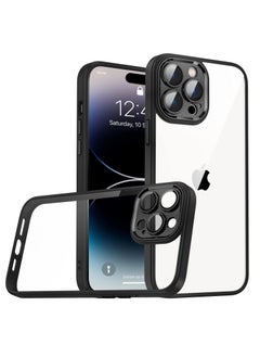 Generic Bumper Protective Case for Iphone 15 Pro Max Silicone TPU Bumper Ultra Durable Ultra-Safe Camera Optimum Solution Black  - Image 2