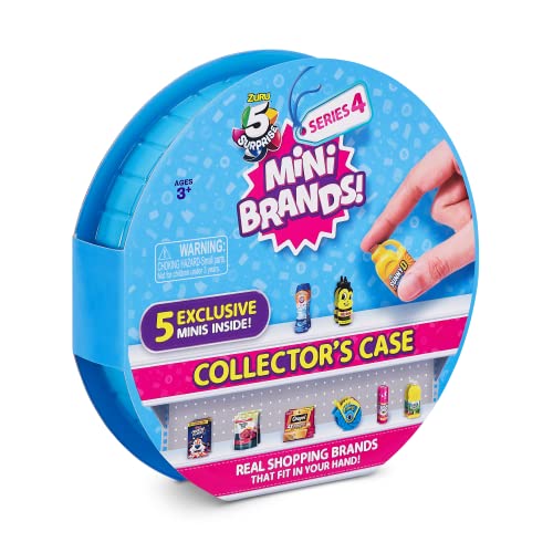5 Surprise Mini Brands Collector's Kit by ZURU - Kids Toy, Great Includes Real Miniature Collectibles, 3 Mystery Capsules + 1 Case, (Amazon Exclusive) - Image 2