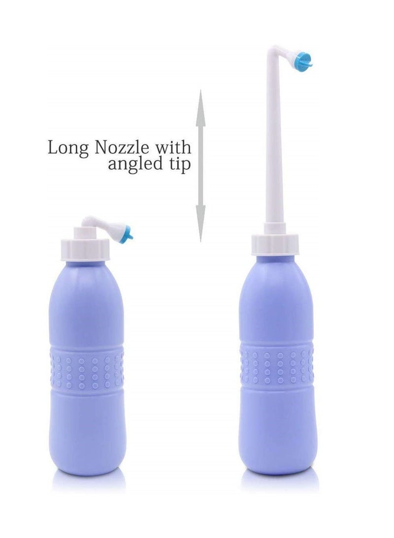 650ML Portable Travel Shattaf Bidet Breeze | Handy Personal Bidet Sprayer | The Palm |Perfect for Travel and Camping Outdoor | Blue Color - Image 4