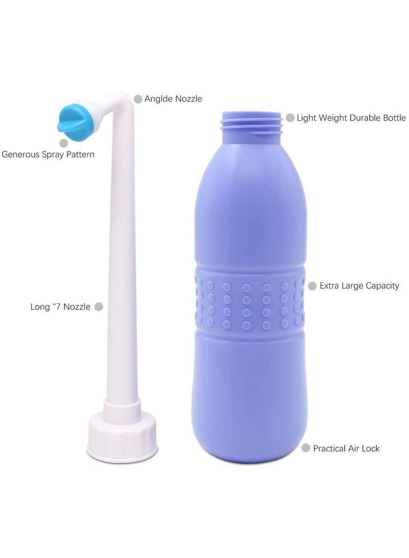 650ML Portable Travel Shattaf Bidet Breeze | Handy Personal Bidet Sprayer | The Palm |Perfect for Travel and Camping Outdoor | Blue Color - Image 5