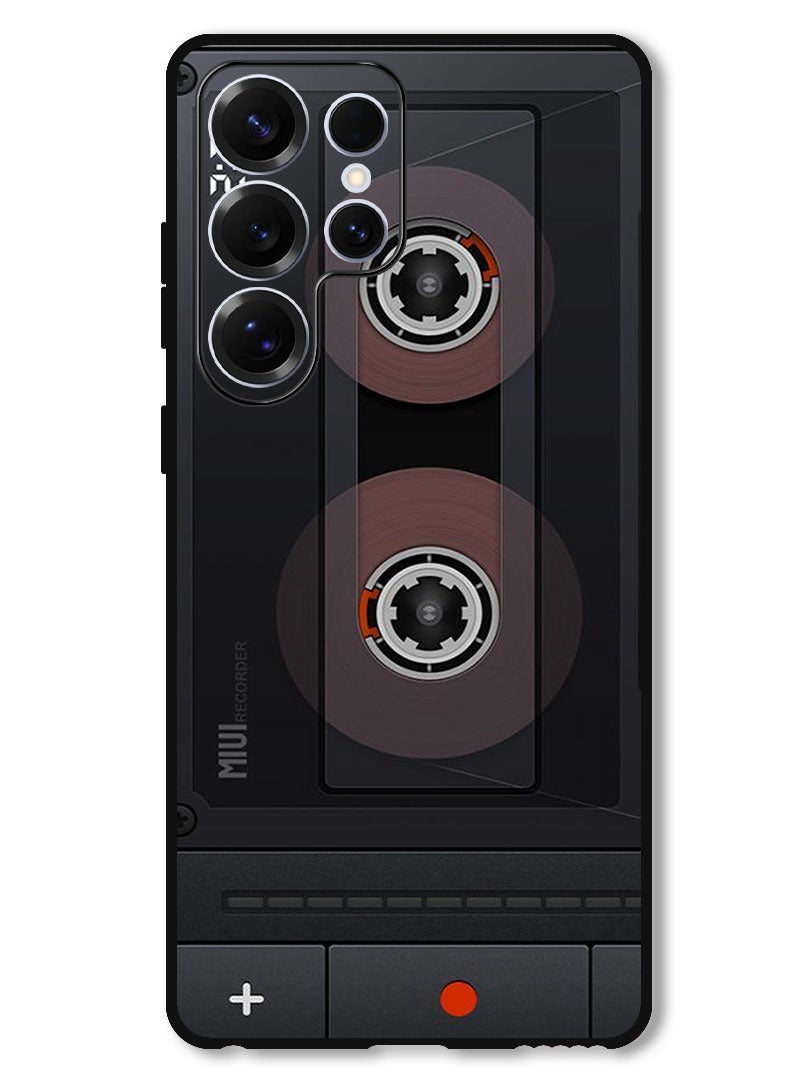 Theodor Protective Case Anti Scratch Shock Proof Bumper Cover For Samsung Galaxy S25 Ultra Cassette - Image 1