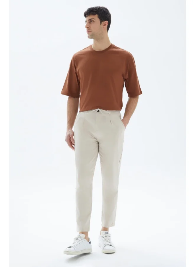 Wecre8 Beige Drawstrings Trousers