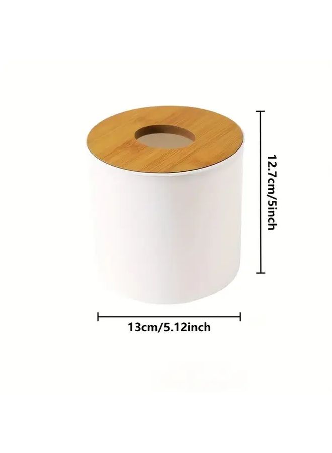 A Charming White Bamboo Tissue Holder For Enhancing Bedroom Aesthetics - Image 5