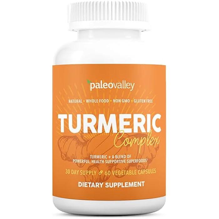 Paleovalley - Organic Turmeric Complex - Full Spectrum Organic Turmeric with Health-Supportive Superfoods - 56 Vegetarian Capsules - Support Joints, Immunity, Brain and Heart Health - Image 4