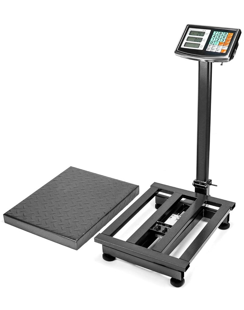 Foldable 600LB Weight Computing Postal Scale, Floor Platform Digital Scale, Accurate Warehouse Large Shipping Mailing LB/KG Calculator - Image 5