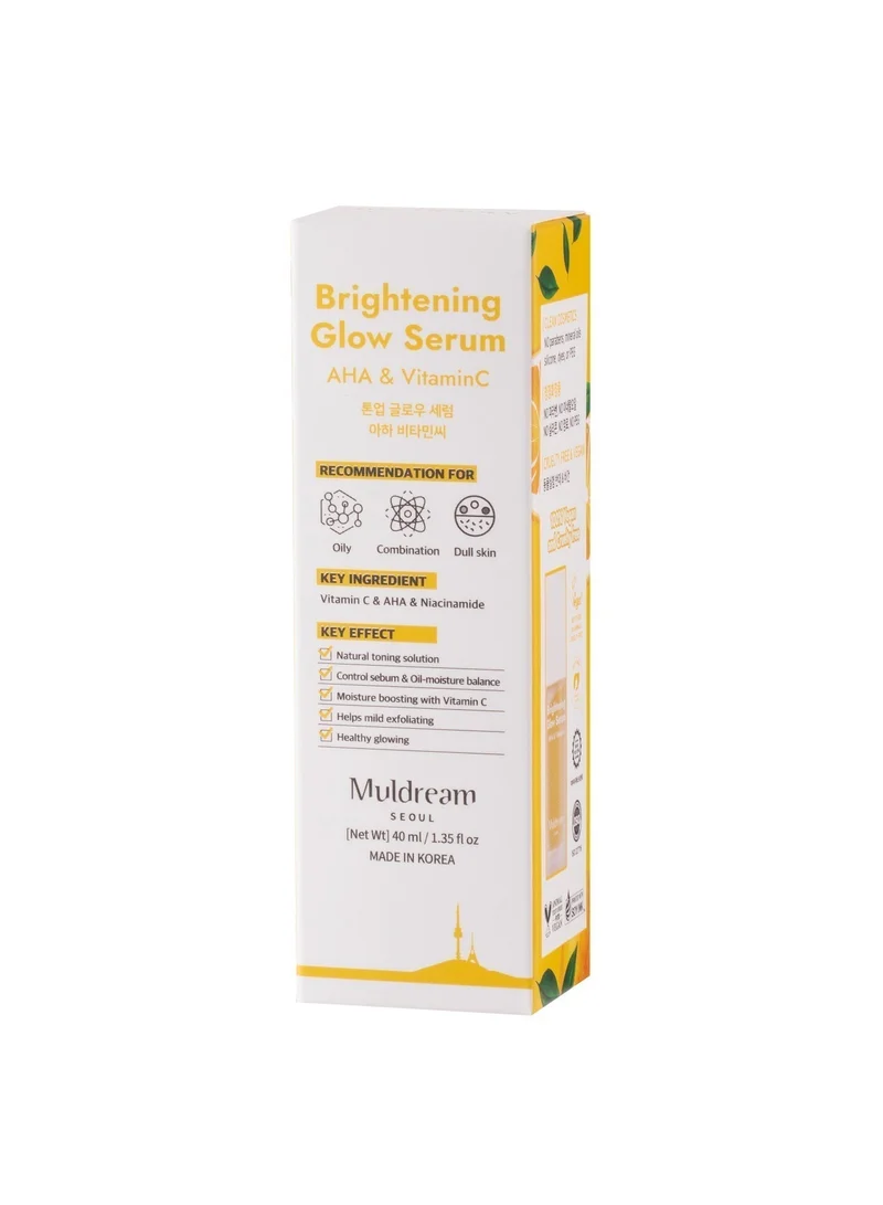 Muldream  Muldream Brightening Glow Serum with AHA & Vitamin C  | Best Price UAE