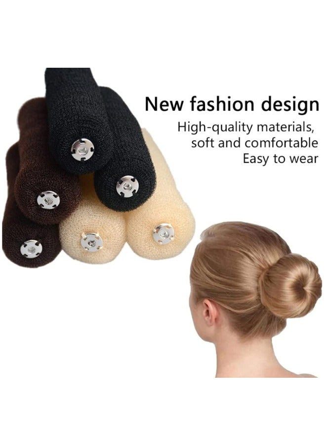 Globalstar 23cm Black Donut Hair Bun - DIY Hair Foam Ring Shaper - Image 3