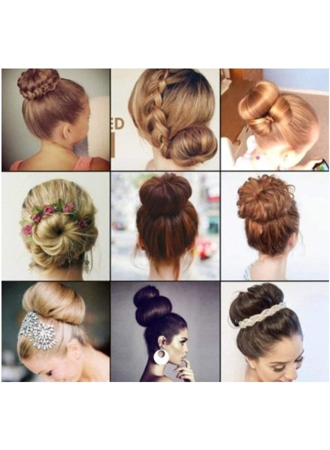 Globalstar 23cm Black Donut Hair Bun - DIY Hair Foam Ring Shaper - Image 4