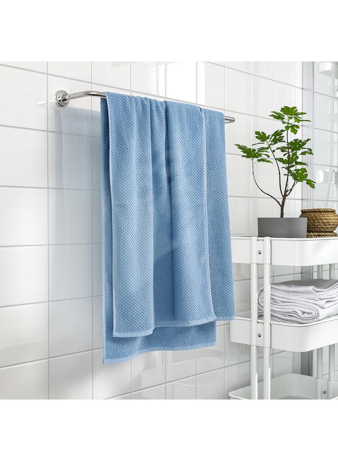 Bath sheet, dark grey-blue, 100x150 cm  - Image 3