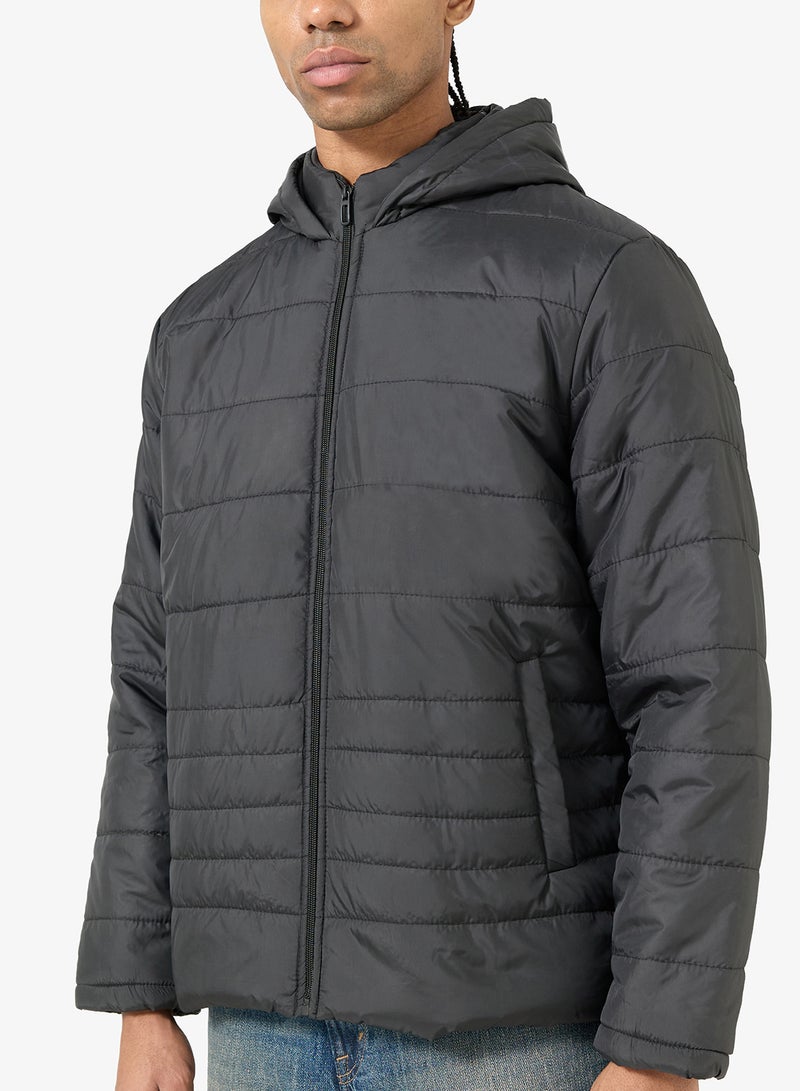 سفنتي فايف جاكيت منتفخ بغطاء رأس - Image 3