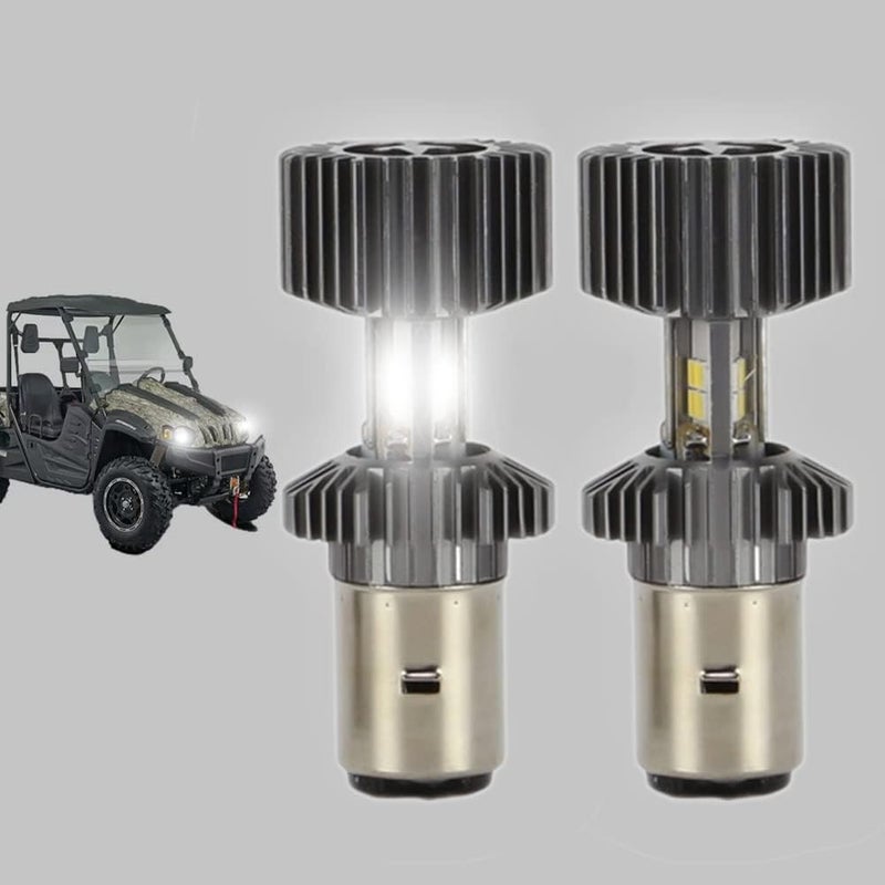 Chikia Hisun Lights Lamp Bulbs light Replacement For Hisun UTV ATV 400 500 700 800 Massimo MSU 500 700 Coleman outfitter Axis 500 700 Cub Cadet challenger 12 W White HiLow Beam Blubs